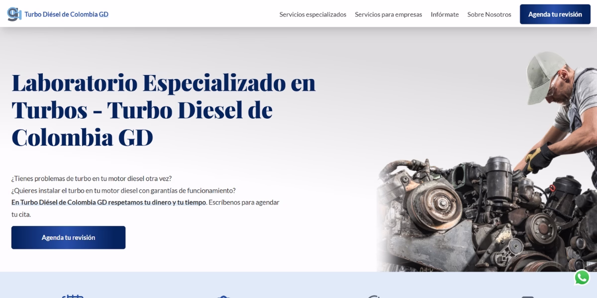 Caso de éxito Turbo Diesel Colombia - Desarrollo web profesional