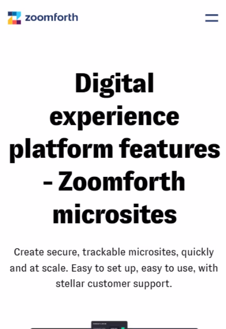 Administración web para Zoomforth